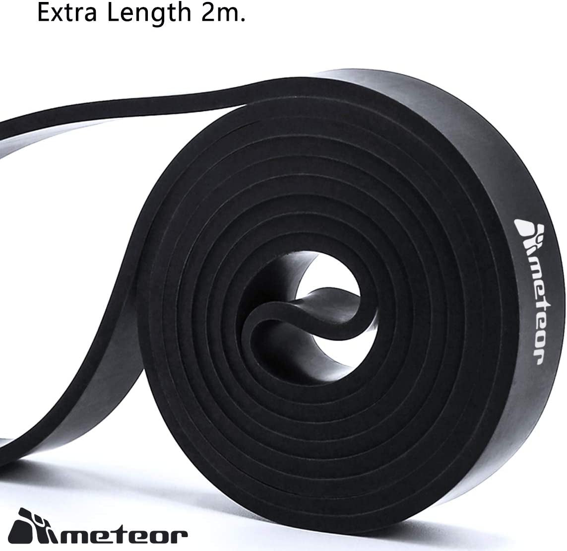 Meteor Essential Power Bands, Resistance Loop Set, Natural Latex Fitness Bands for Workout, Yoga, Weightlifting, Physical Therapy, Rehab, Bench Press, Dead Lift, Improve Mobility and Strength